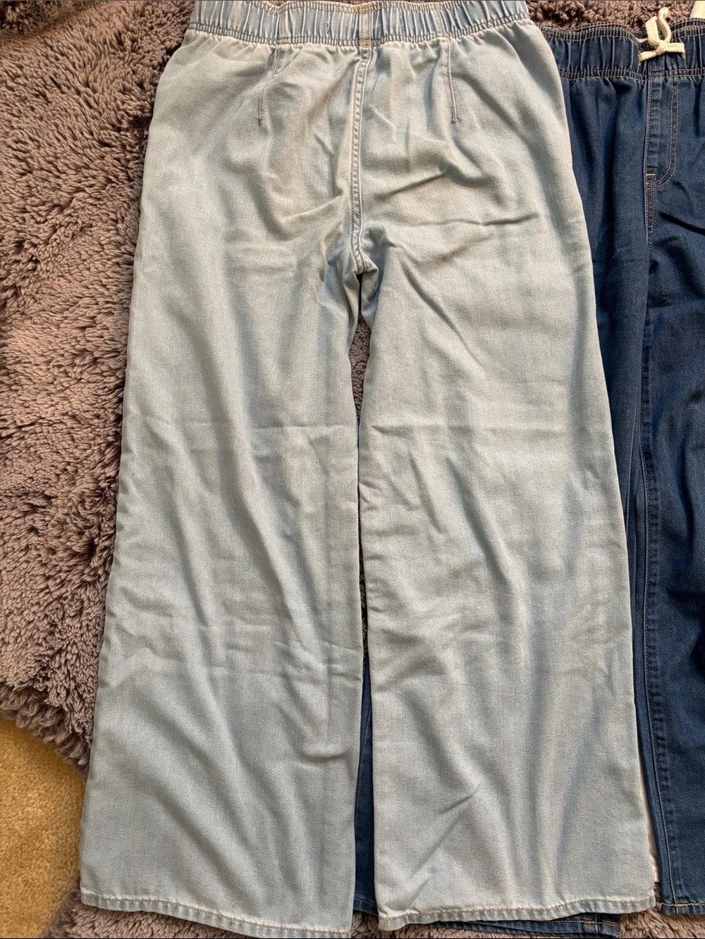 Lot of 4 Old Navy Girls High Rise Baggy Jeans